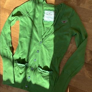 Green Hollister Sweater